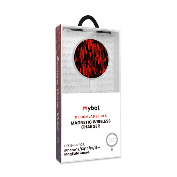 MyBat Design Lab Magnetic Wireless Charger - Silver - Red Digital Camouflage - MCGWIRC18SL-086-8.jpg