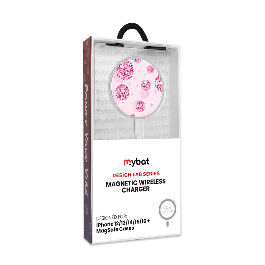 MyBat Design Lab Magnetic Wireless Charger - Silver - Disco Balls - MCGWIRC18SL-109-8.jpg