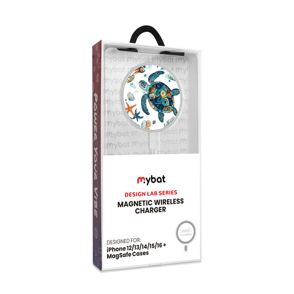 MyBat Design Lab Magnetic Wireless Charger - Silver - Sea Turtles - MCGWIRC18SL-375-8.jpg