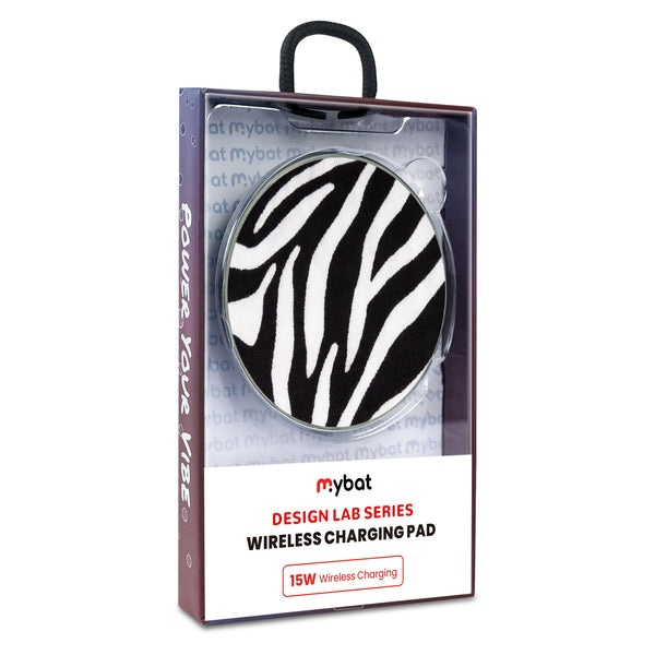 MyBat Design Lab Series Wireless Charging Pad - Silver - Zebra Print - MCGWIRC22SL-009-9.jpg