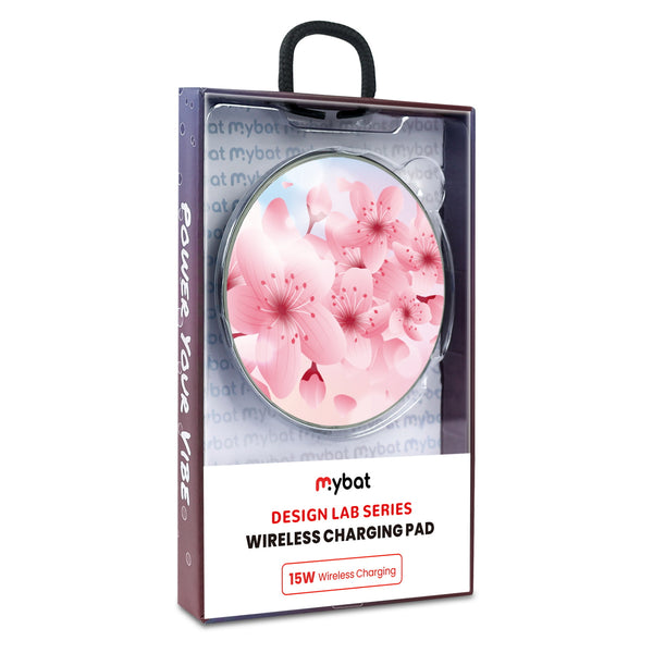 MyBat Design Lab Series Wireless Charging Pad - Silver - Cherry Blossoms - MCGWIRC22SL-131-9.jpg