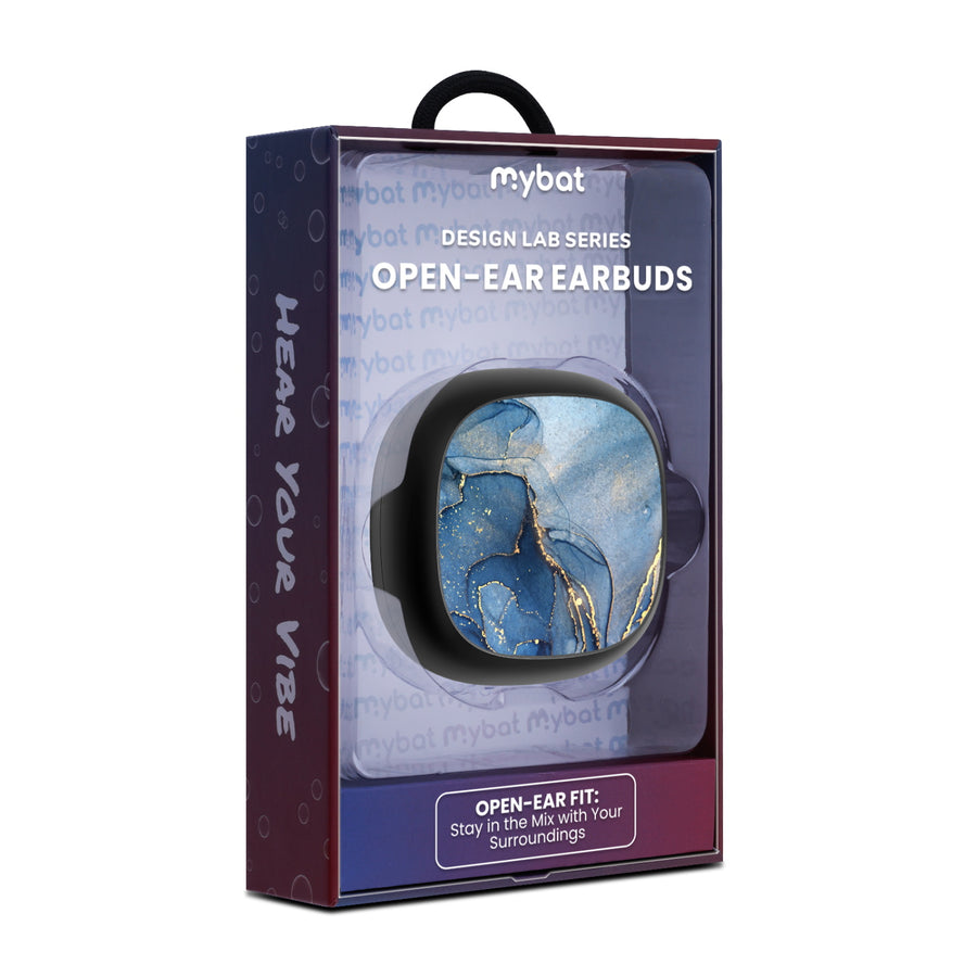 MyBat Design Lab Open-Ear Earbuds - Black - Blue Marble - MFHSBTST251-106-10.jpg