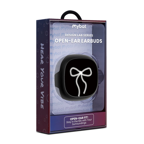 MyBat Design Lab Open-Ear Earbuds - Black - Classic Coquette - MFHSBTST251-486-10.jpg