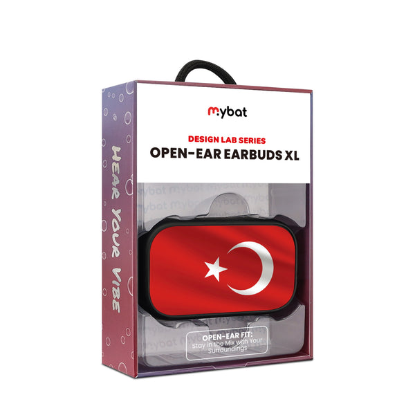 MyBat Design Lab Open-Ear Earbuds XL - Black - Turkey Flag - MFHSBTST271-161-10.jpg