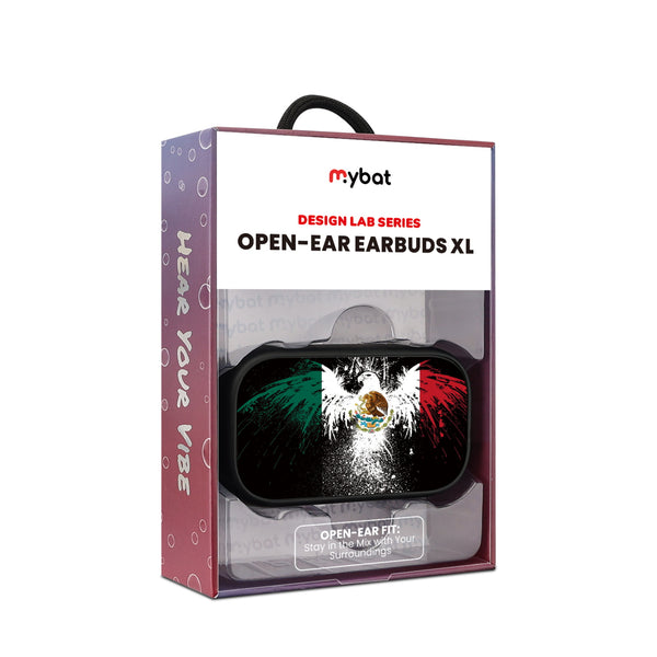 MyBat Design Lab Open-Ear Earbuds XL - Black - Mexican Heritage - MFHSBTST271-170-10.jpg