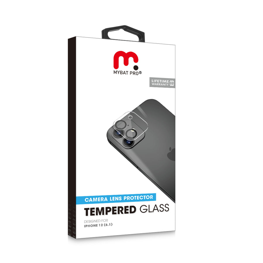 MyBat Pro Tempered Glass Lens Protector (2.5D) for Apple iPhone 12 - Clear - MIP12MSCLE140-11.jpg