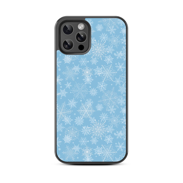 MyBat Design Lab Series Case for Apple iPhone 12 / 12 Pro (6.1) - Blue Snowflakes - MIP12PCSLESM283-3.jpg