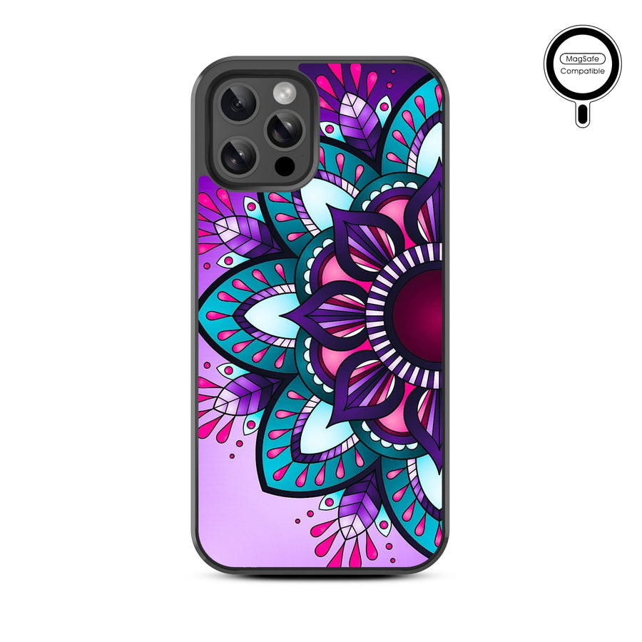 MyBat Design Lab Series MagSafe Case for Apple iPhone 12 / 12 Pro (6.1) - Flower Mandala - MIP12PCSLESMSM112-3.jpg