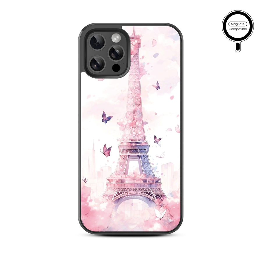 MyBat Design Lab Series MagSafe Case for Apple iPhone 12 / 12 Pro (6.1) - Parisian Butterflies - MIP12PCSLESMSM182-3.jpg