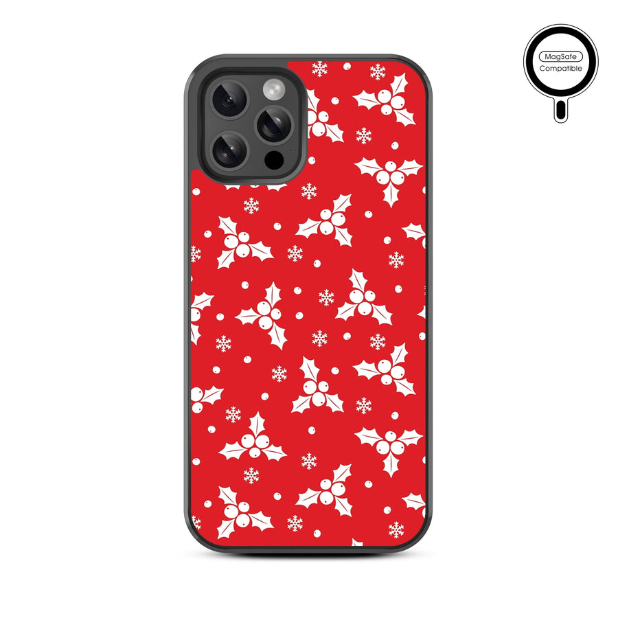 MyBat Design Lab Series MagSafe Case for Apple iPhone 12 / 12 Pro (6.1) - Merry Mistletoe - MIP12PCSLESMSM290-3.jpg
