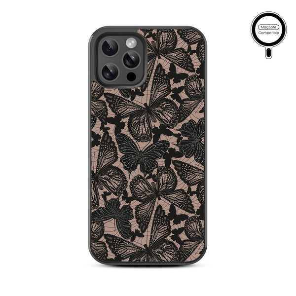 MyBat Design Lab Series MagSafe Case for Apple iPhone 12 / 12 Pro - Midnight Monarch - MIP12PCSLESMSM488-3.jpg