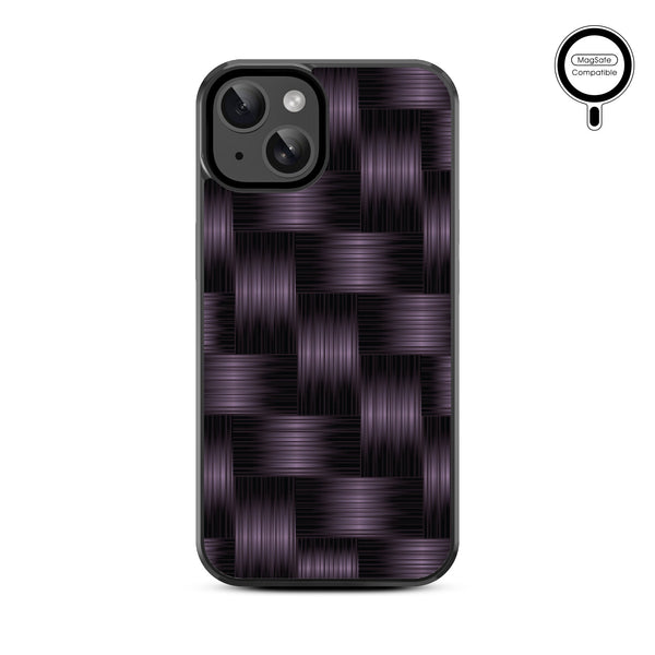 MyBat Design Lab Series MagSafe Case for Apple iPhone 17e / 16e / 14 / 13 - Woven Carbon Fiber - MIP13CSLESMSM085-3.jpg