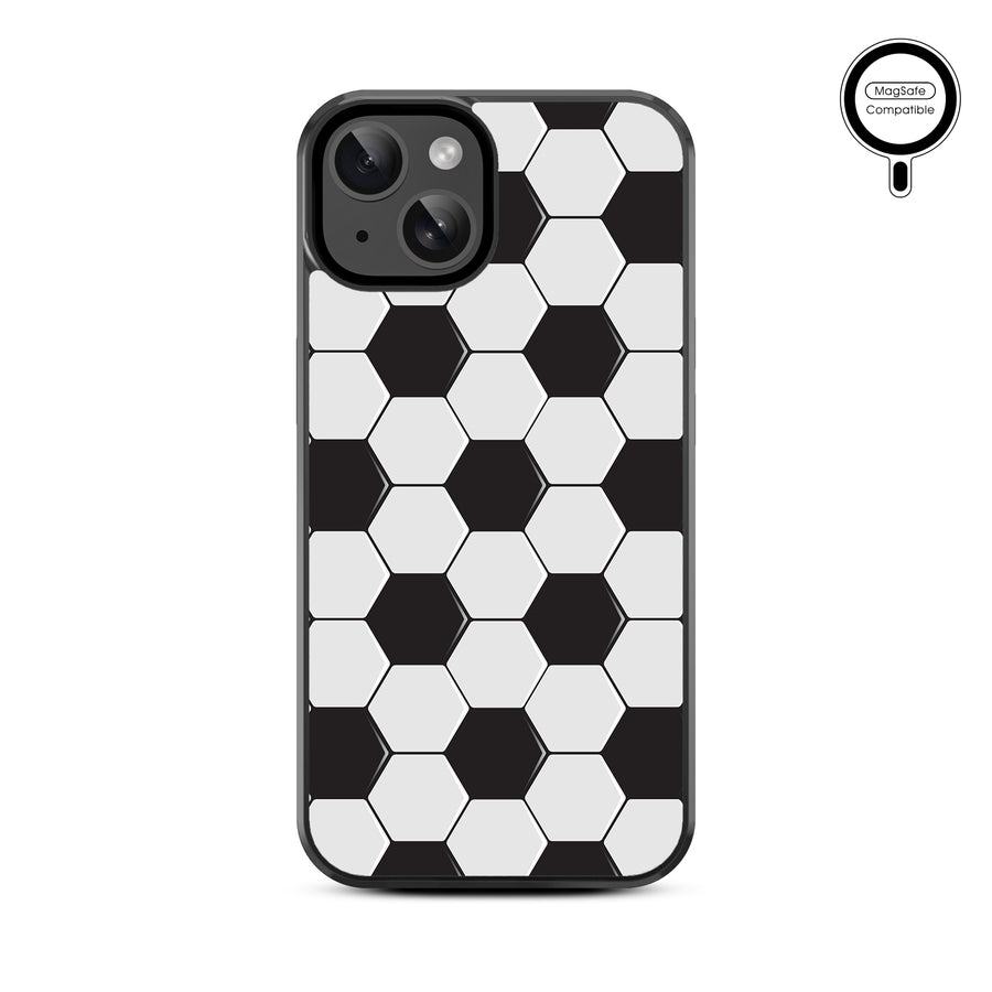 MyBat Design Lab Series MagSafe Case for Apple iPhone 17e / 16e / 14 / 13 - Soccer - MIP13CSLESMSM088-3.jpg