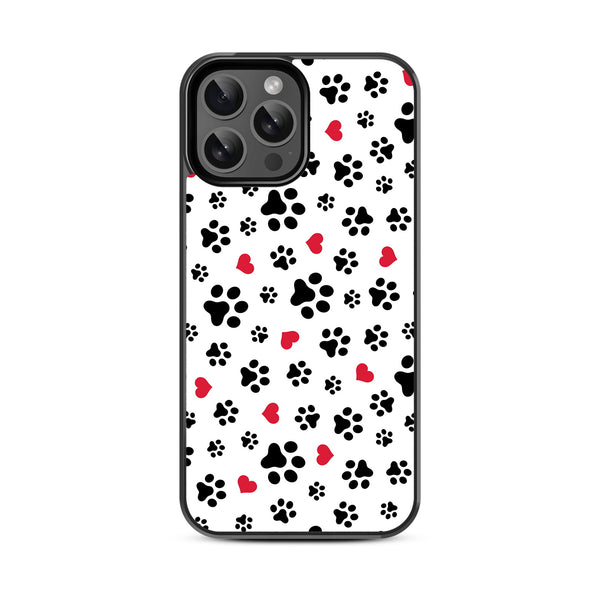 MyBat Design Lab Series Case for Apple iPhone 13 Pro Max (6.7) - Paw Prints and Hearts - MIP13PMCSLESM001-3.jpg
