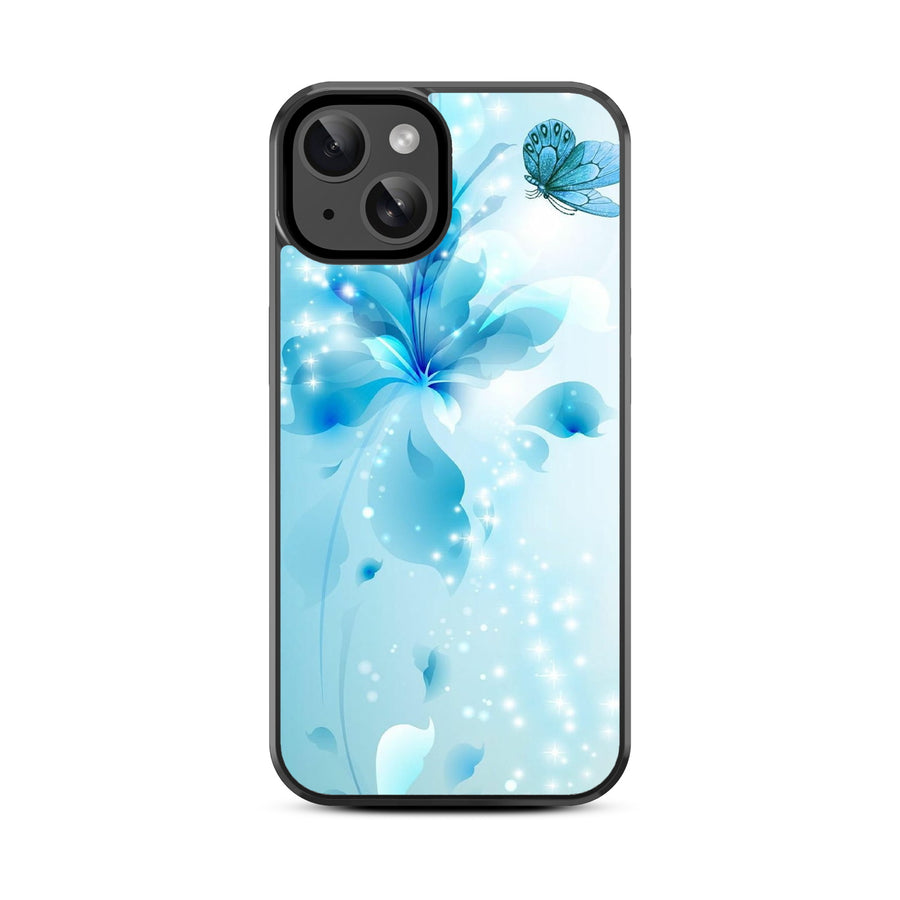 MyBat Design Lab Series Case for Apple iPhone 17e / 16e / 14 / 13 - Butterfly & Flowers - MIP14CSLESM020-3.jpg