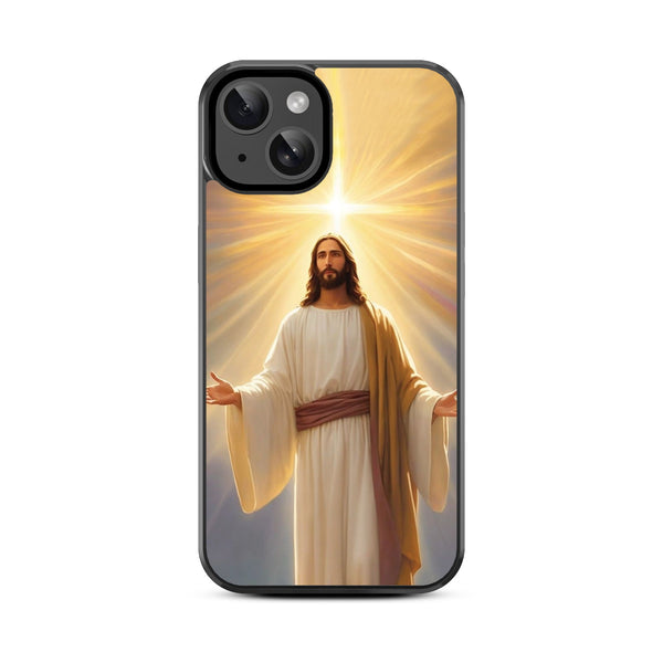 MyBat Design Lab Series Case for Apple iPhone 17e / 16e / 14 / 13 - Christ the Light - MIP14CSLESM196-3.jpg