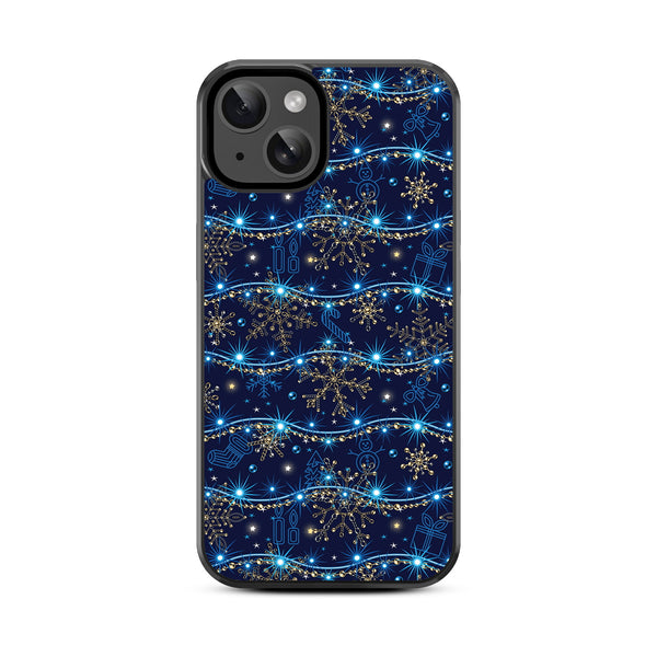 MyBat Design Lab Series Case for Apple iPhone 17e / 16e / 14 / 13 - Snowflake Twinkle - MIP14CSLESM285-3.jpg
