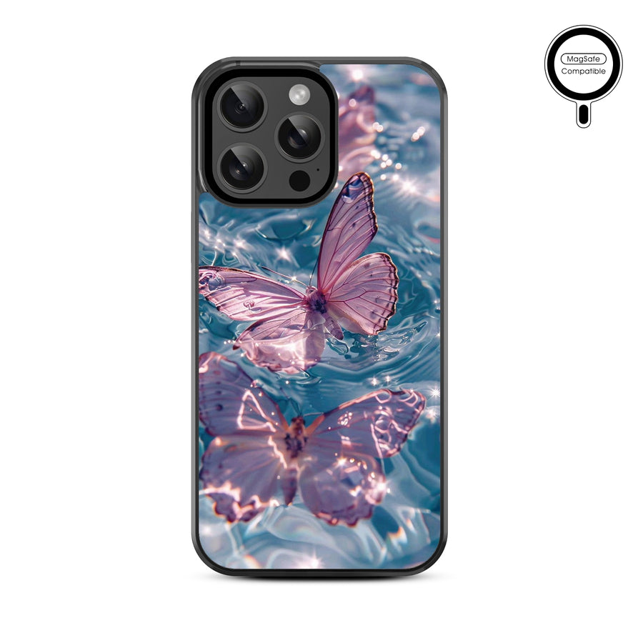 MyBat Design Lab Series MagSafe Case for Apple iPhone 14 Pro Max (6.7) - Floating Butterflies - MIP14PMCSLESMSM180-3.jpg