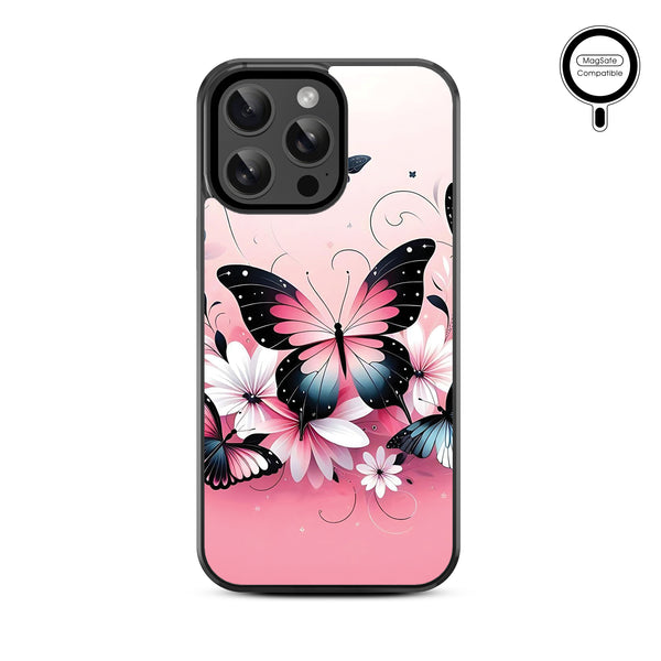MyBat Design Lab Series MagSafe Case for Apple iPhone 14 Pro Max (6.7) - Butterfly Bouquet - MIP14PMCSLESMSM184-3.jpg