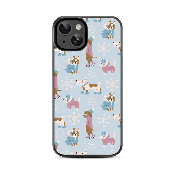 MyBat Design Lab Series Case for Apple iPhone 15 (6.1) - Puppy Snow Play - MIP15CSLESM299-3.jpg
