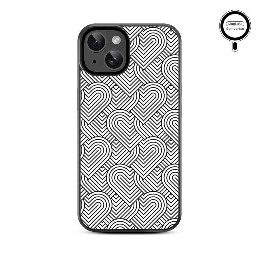 MyBat Design Lab Series MagSafe Case for Apple iPhone 15 (6.1) - Hearts Aligned - MIP15CSLESMSM331-3.jpg