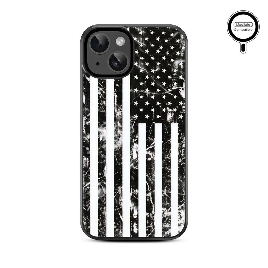 MyBat Design Lab Series MagSafe Case for Apple iPhone 15 (6.1) - Distress US Flag - MIP15CSLESMSM344-3.jpg