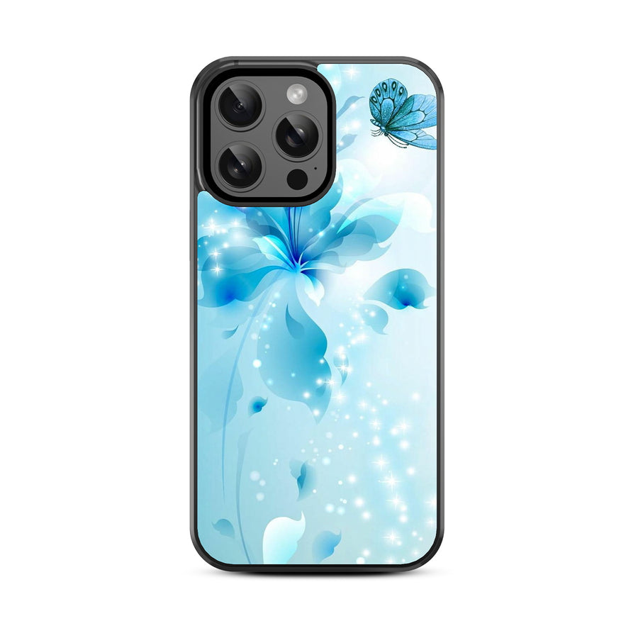 MyBat Design Lab Series Case for Apple iPhone 15 Pro (6.1) - Butterfly & Flowers - MIP15PCSLESM020-3.jpg