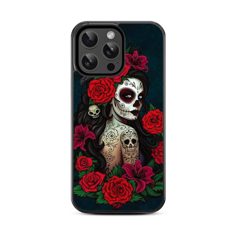 MyBat Design Lab Series Case for Apple iPhone 15 Pro (6.1) - Lady Of The Dead - MIP15PCSLESM189-3.jpg