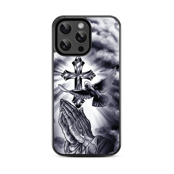 MyBat Design Lab Series Case for Apple iPhone 15 Pro (6.1) - Faithful Prayer - MIP15PCSLESM268-3.jpg