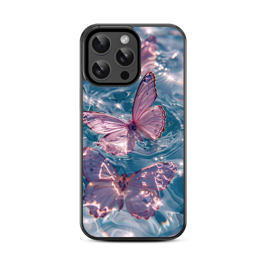MyBat Design Lab Series Case for Apple iPhone 15 Pro Max (6.7) - Floating Butterflies - MIP15PMCSLESM180-3.jpg