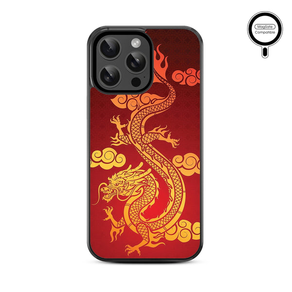 MyBat Design Lab Series MagSafe Case for Apple iPhone 15 Pro Max (6.7) - Golden Dragon - MIP15PMCSLESMSM213-3.jpg
