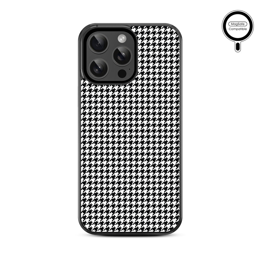 MyBat Design Lab Series MagSafe Case for Apple iPhone 15 Pro Max (6.7) - Classic Houndstooth - MIP15PMCSLESMSM215-3.jpg