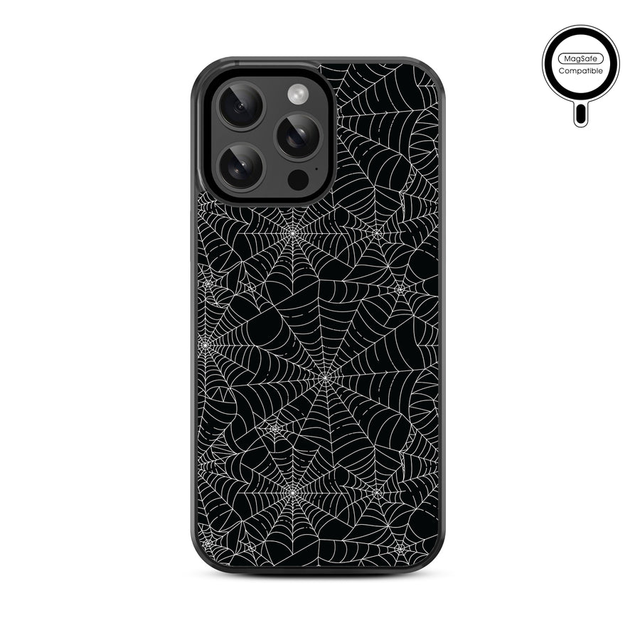 MyBat Design Lab Series MagSafe Case for Apple iPhone 15 Pro Max (6.7) - Spider Web - MIP15PMCSLESMSM217-3.jpg