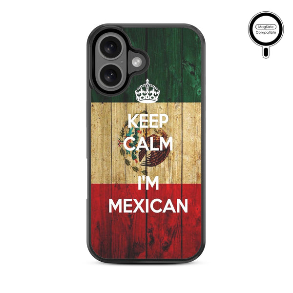 MyBat Design Lab Series MagSafe Case for Apple iPhone 16 - Keep Calm, I'm Mexican - MIP16CSLESMSM051-3.jpg