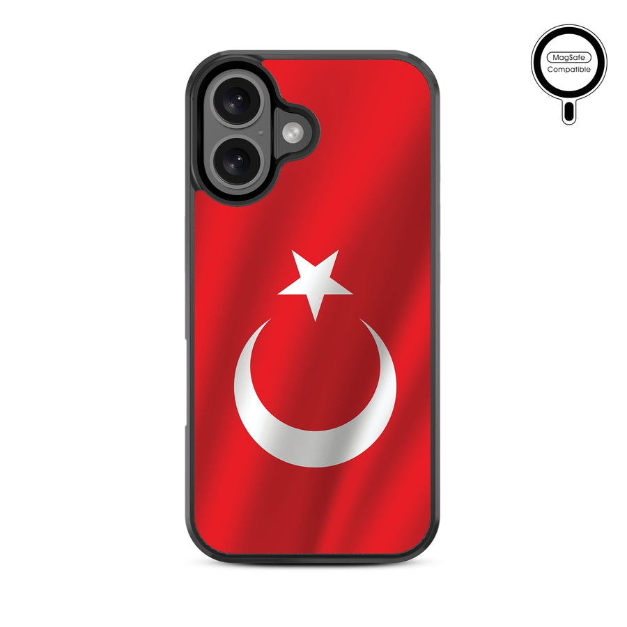 MyBat Design Lab Series MagSafe Case for Apple iPhone 16 - Turkey Flag - MIP16CSLESMSM161-3.jpg