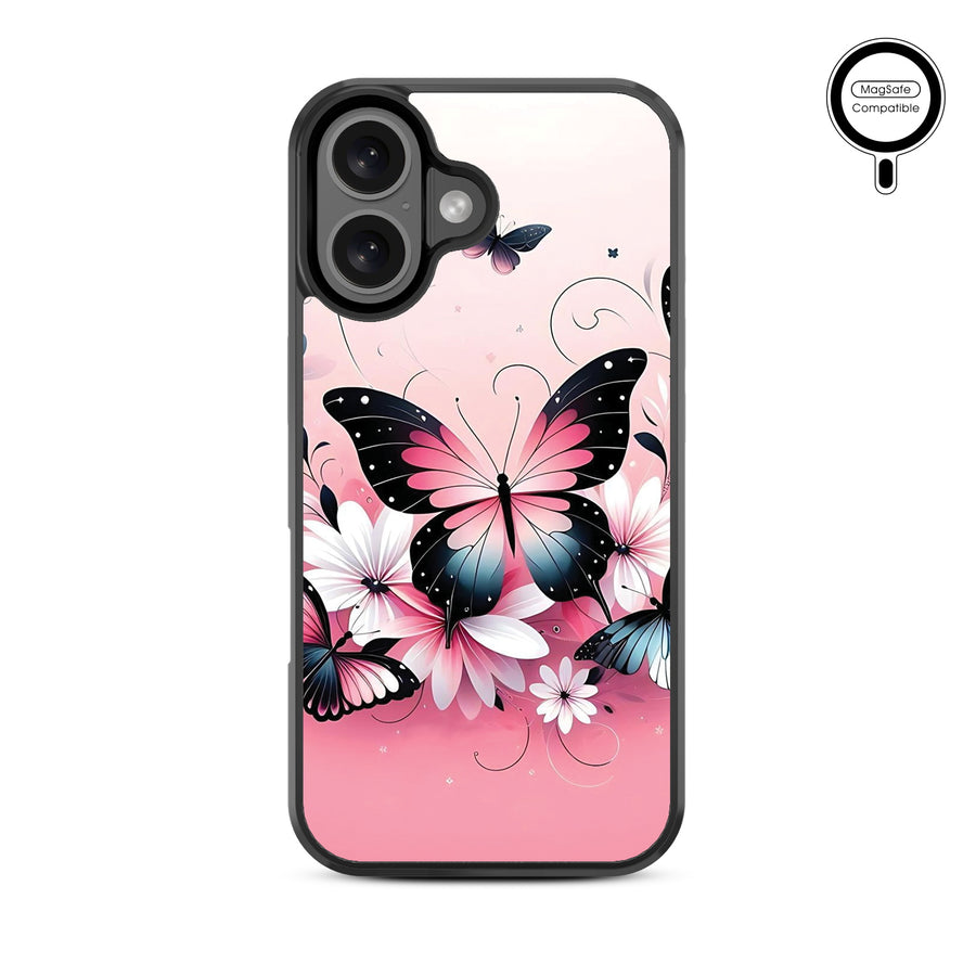MyBat Design Lab Series MagSafe Case for Apple iPhone 16 - Butterfly Bouquet - MIP16CSLESMSM184-3.jpg
