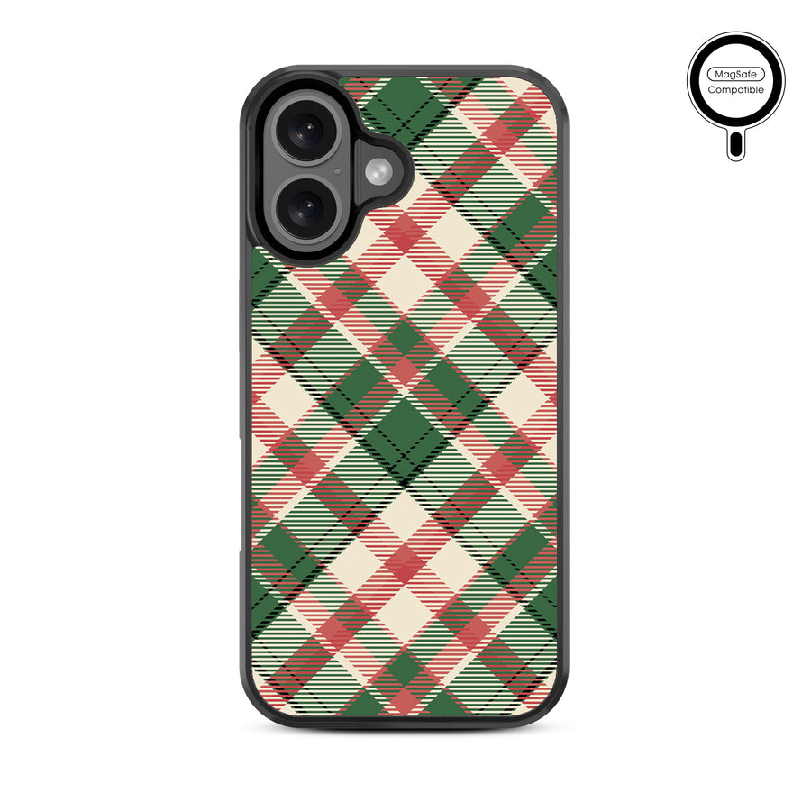MyBat Design Lab Series MagSafe Case for Apple iPhone 16 - Rustic Plaid - MIP16CSLESMSM293-3.jpg