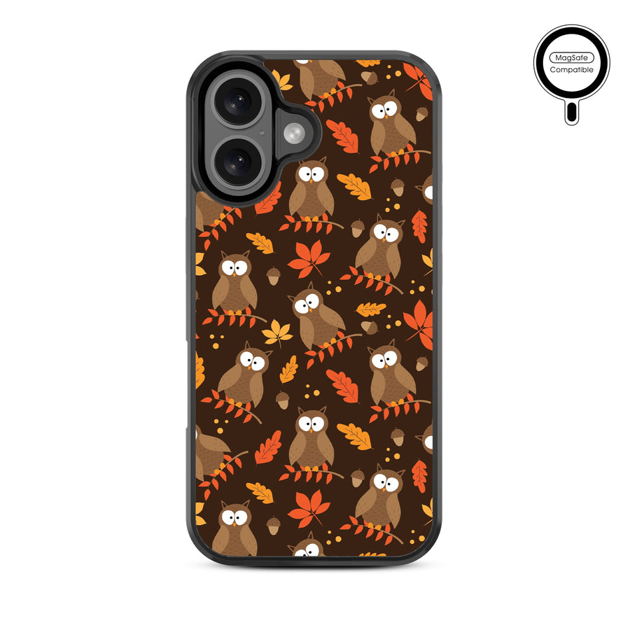 MyBat Design Lab Series MagSafe Case for Apple iPhone 16 - Hoot & Harvest - MIP16CSLESMSM438-3.jpg