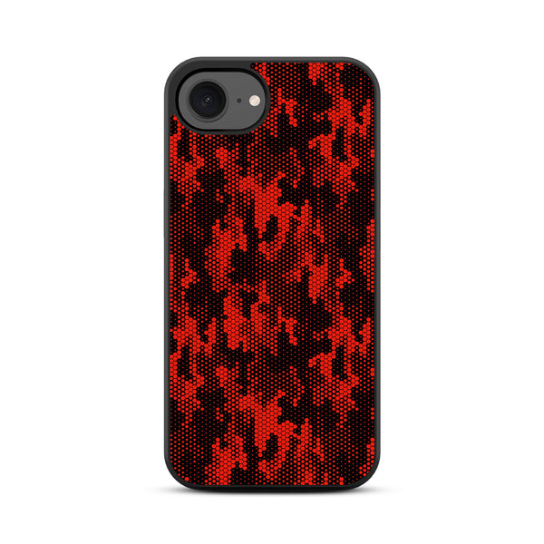 MyBat Design Lab Series Case for Apple iPhone 17e / 16e - Red Digital Camouflage - MIP16ECSLESM086-3.jpg
