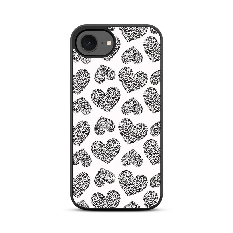 MyBat Design Lab Series Case for Apple iPhone 17e / 16e - Leopard Print Hearts - MIP16ECSLESM098-3.jpg