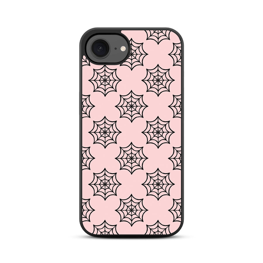 MyBat Design Lab Series Case for Apple iPhone 17e / 16e - Pink Spider Web - MIP16ECSLESM227-3.jpg