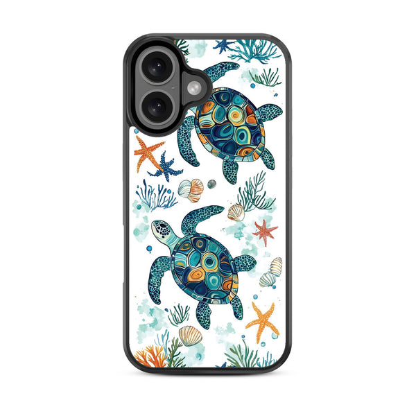 MyBat Design Lab Series Case for Apple iPhone 16 Plus - Sea Turtles - MIP16MCSLESM375-3.jpg