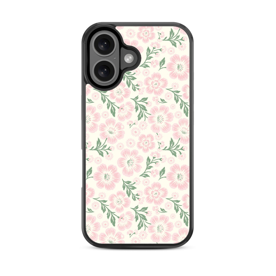 MyBat Design Lab Series Case for Apple iPhone 16 Plus - Pink Posies - MIP16MCSLESM473-3.jpg