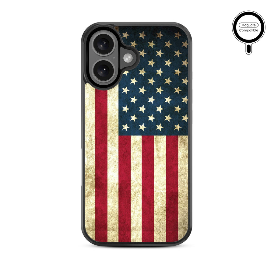 MyBat Design Lab Series MagSafe Case for Apple iPhone 16 Plus - American Flag - MIP16MCSLESMSM043-3.jpg