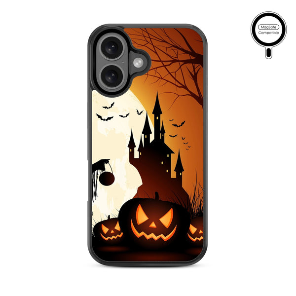 MyBat Design Lab Series MagSafe Case for Apple iPhone 16 Plus - Spooky Pumpkin Patch - MIP16MCSLESMSM163-3.jpg