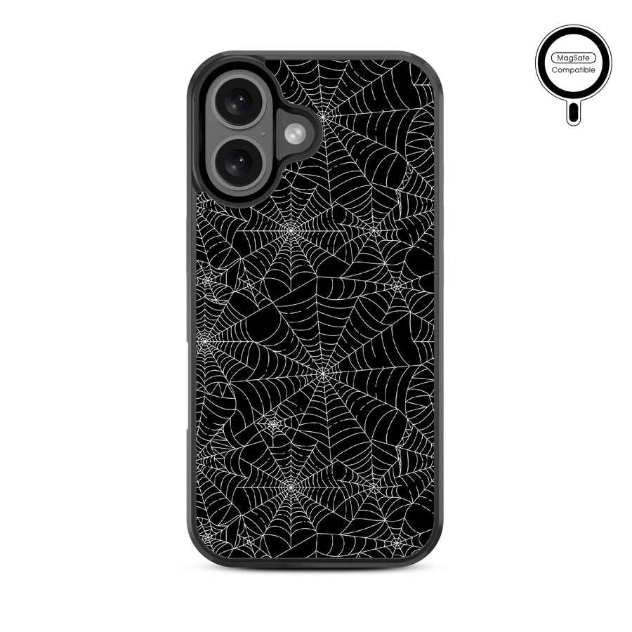 MyBat Design Lab Series MagSafe Case for Apple iPhone 16 Plus - Spider Web - MIP16MCSLESMSM217-3.jpg