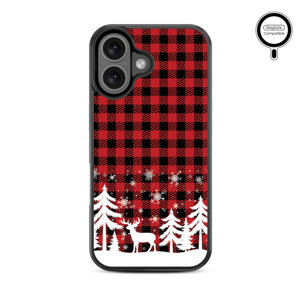 MyBat Design Lab Series MagSafe Case for Apple iPhone 16 Plus - Reindeer Flannel - MIP16MCSLESMSM276-3.jpg