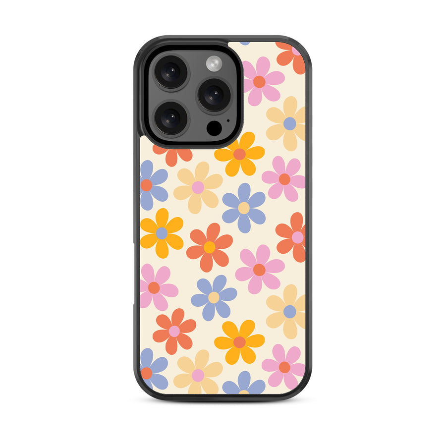MyBat Design Lab Series Case for Apple iPhone 16 Pro - Retro Daisies - MIP16PCSLESM137-3.jpg