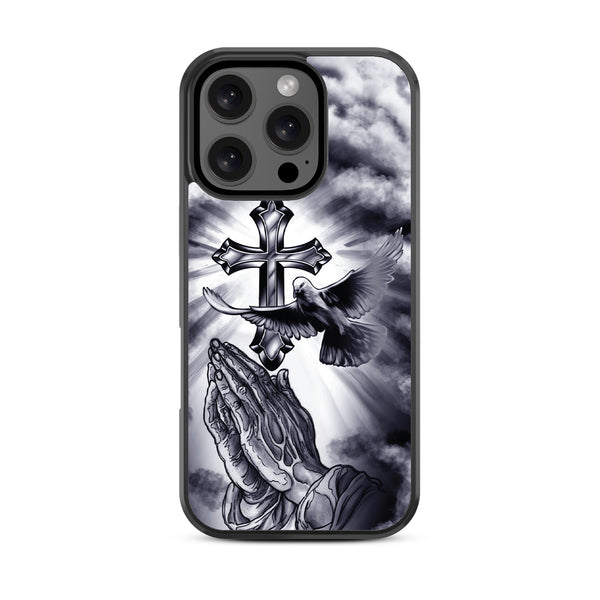 MyBat Design Lab Series Case for Apple iPhone 16 Pro - Faithful Prayer - MIP16PCSLESM268-3.jpg