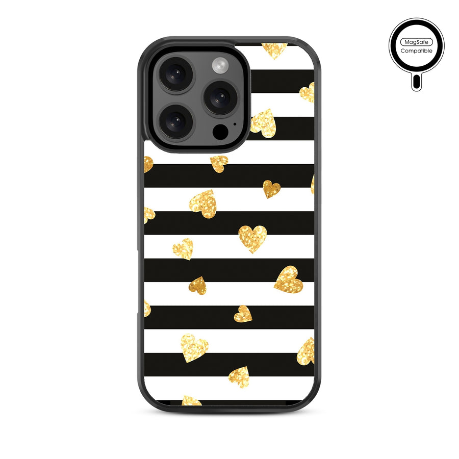 MyBat Design Lab Series MagSafe Case for Apple iPhone 16 Pro - Heart of Gold - MIP16PCSLESMSM166-3.jpg